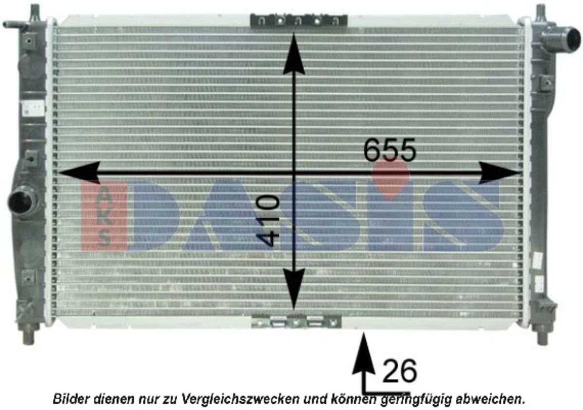Aks Dasis Raffreddatore motore 510065N