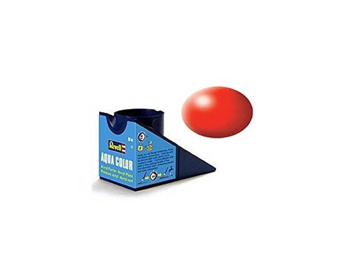Revell 18ml Aqua Kleur Acrylverf (Luminous Red Silkyy Finish)