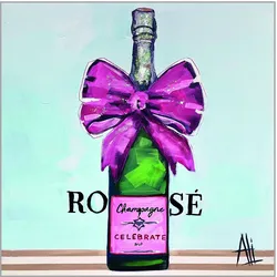 Servietten CADEAU ROSE (LB 25x25 cm) - LB 25x25 cm