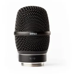 DPA 2028-B-SL1 - 2028 Supercardioid Vocal Mic, SL1 Adapter (Shure/Sony/Lectrosonics), schwarz