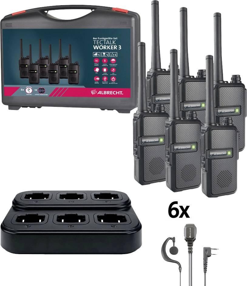 Albrecht Tectalk Worker 3, 6-delige reiskoffer set voor vakmensen