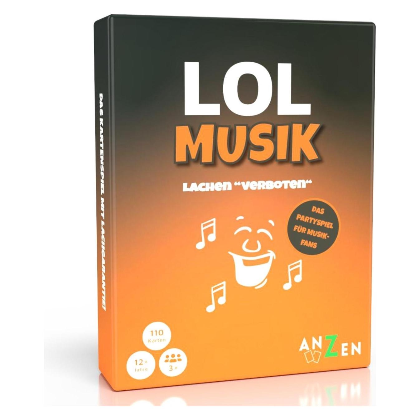 Anzen Spiele ANZEN - LOL MUSIK - Lachen verboten (3 - 12 Spieler) (4130084)