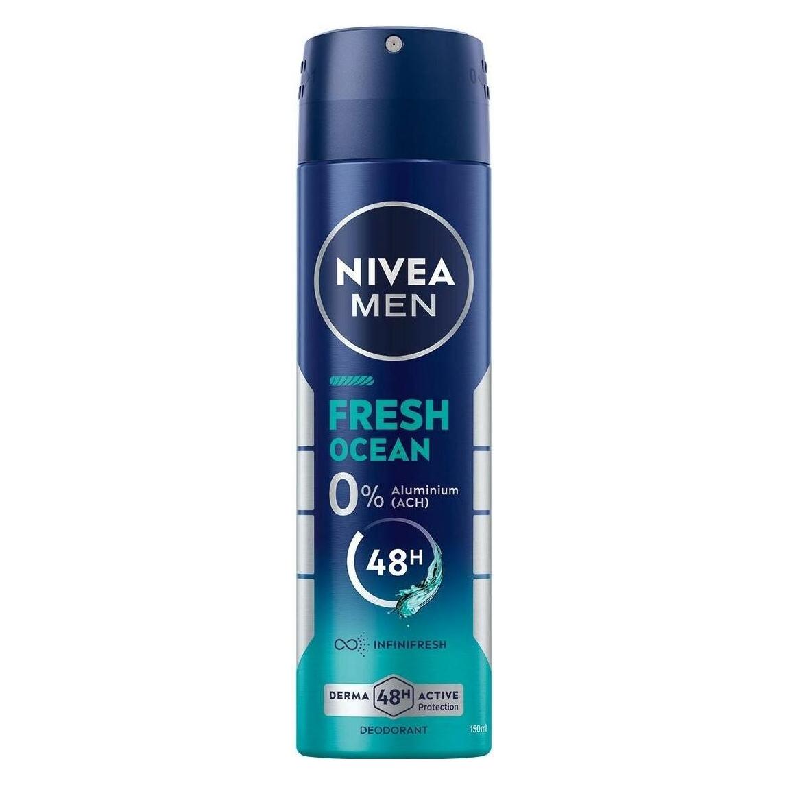 Nivea Men Fresh Ocean Spray (Spray, 150 ml) (4005900843418)