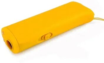 Quick Pick Pro Advanced Pet Ultrasonic Dog Trainer & Anti Barking Device With LED Handheld Dog Bark Control Repeller yellow