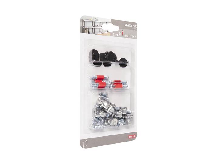 Maxx Steel Befestigungs-Set 22 × 11.4 cm max. 2 Böden