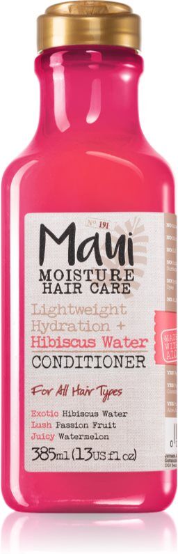 Maui Moisture Lightweight Hydration + Hibiscus Water après-shampoing tous types de cheveux 385 ml