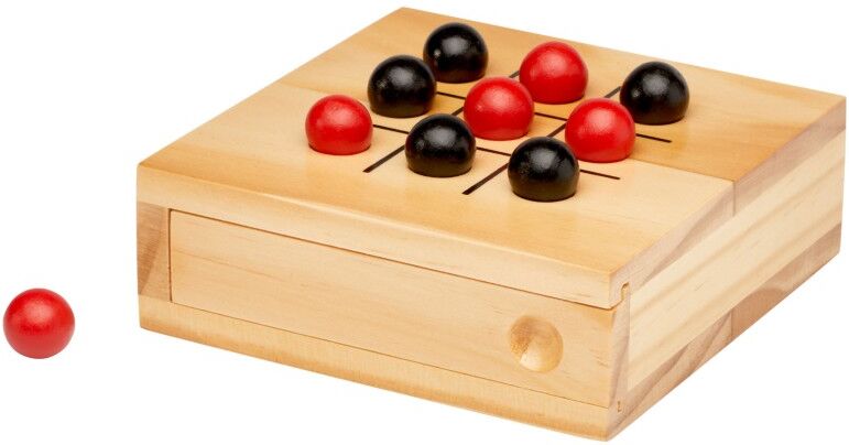 Jeu de morpion Strobus en bois naturel