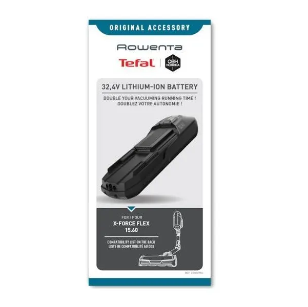 Bateria Aspiradora Rowenta X-Force Flex 32.4V