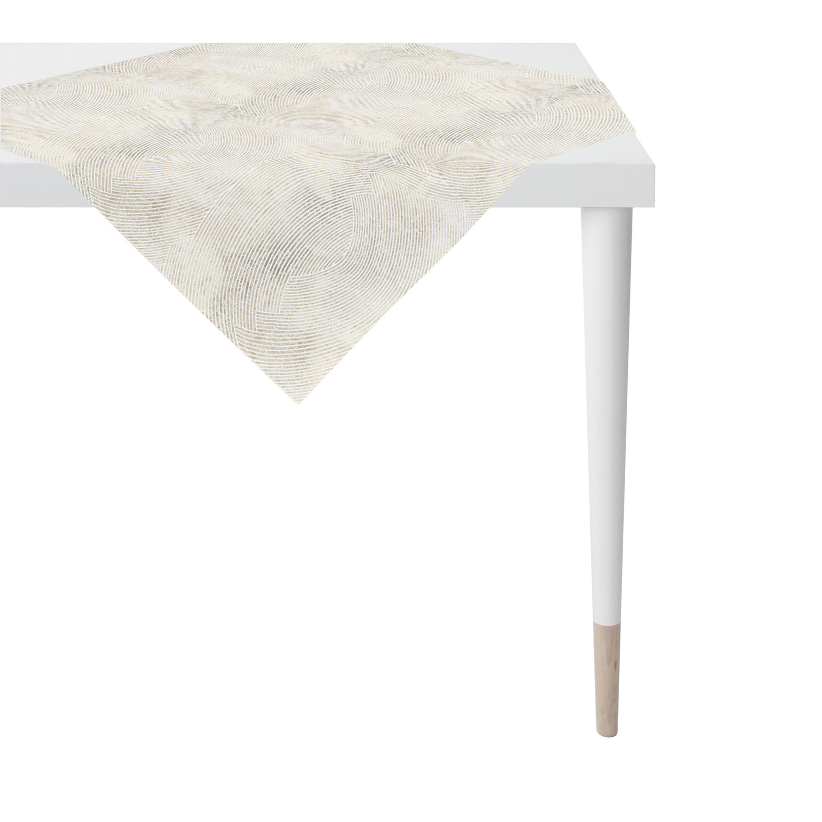 home24 Tafelkleed Loft Style Modern Vierkant Beige B/D: 85 x 85 cm