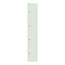 Schließfachschrank Office | 4 Fächer, Tiefe 457 mm - 644 portland