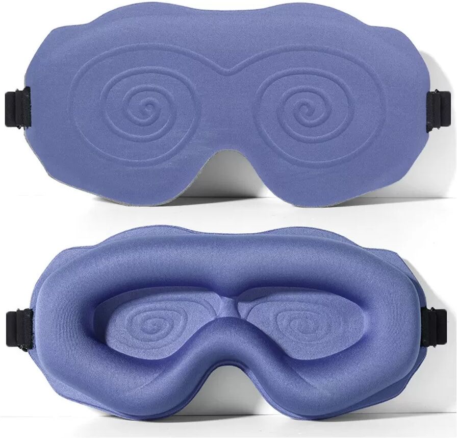 INF 3D Kontur Schlafmaske mit Nasenaussparung - Bequem und druckfrei Violett