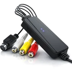Aplic USB High Speed Videograbber - Audio Video Konverter - PAL NTSC - Filme und Videos digitalisieren - Grabber - Umwandler - Software PotPlayer