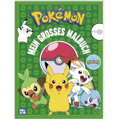 Pokémon Activity-Buch: Mein großes Malbuch, Taschenbuch von , Nelson, 978-3-8451-2172-7