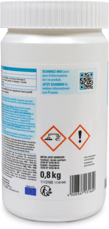 Détachant métaux Bayrol Metal Spot Remover