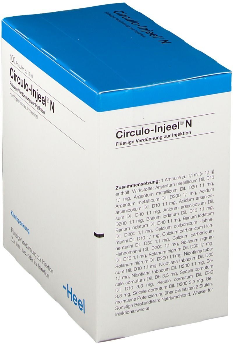 Heel Circulo Injeel N Ampullen 100 St