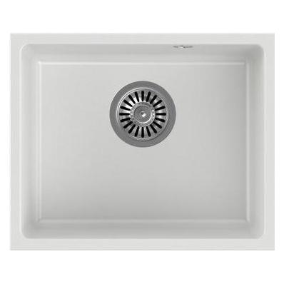 Steiner ALEC 40 Steingran white, bottom sink (Einbauspüle, 37.50 cm, 46 cm) (39221000)
