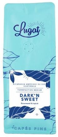 Cafés Lugat - Le Dark'n Sweet - Gemahlener Kaffee 250 G - MaxiCoffee