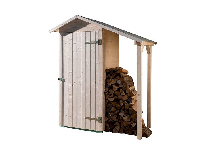 Weka Gartenschrank mit Schleppdach 163 × 58 × 196 cm