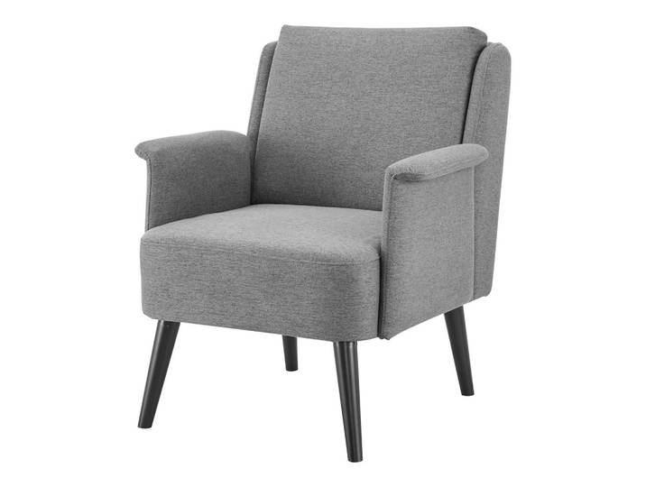 POLSTERSESSEL Edling Textil Grau