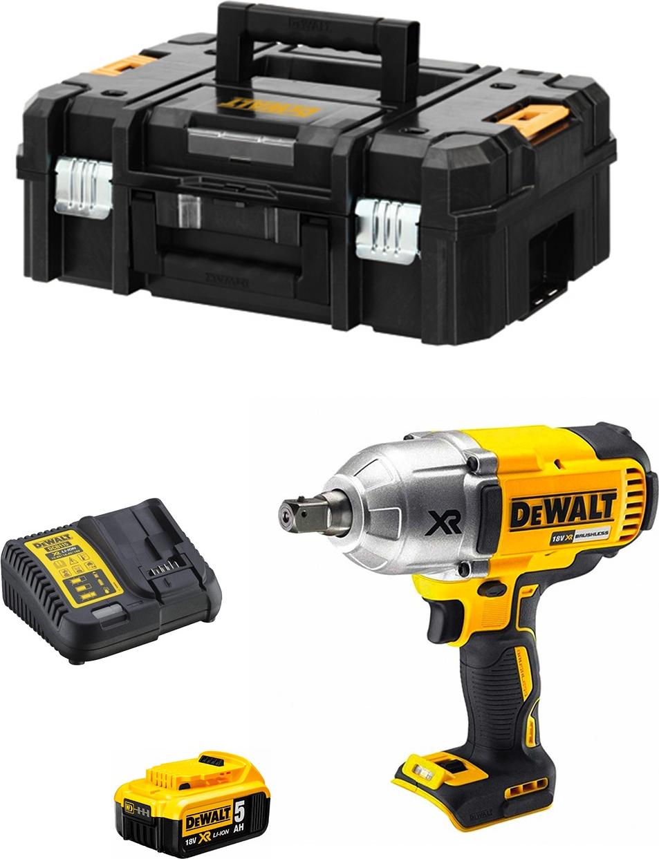 Schlagschrauber DeWALT DCF899P1T (1 x 5,0 Ah + DCB115 + TSTAK II)