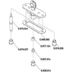 Dichtung für Zündbrenner Serie 140 Ref. 0.948.058