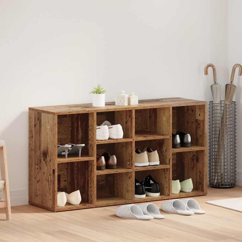 Natur Pur Shoe Bench Other 103 X 30 X 54.5 Cm Engineered Wood Old Wood 10