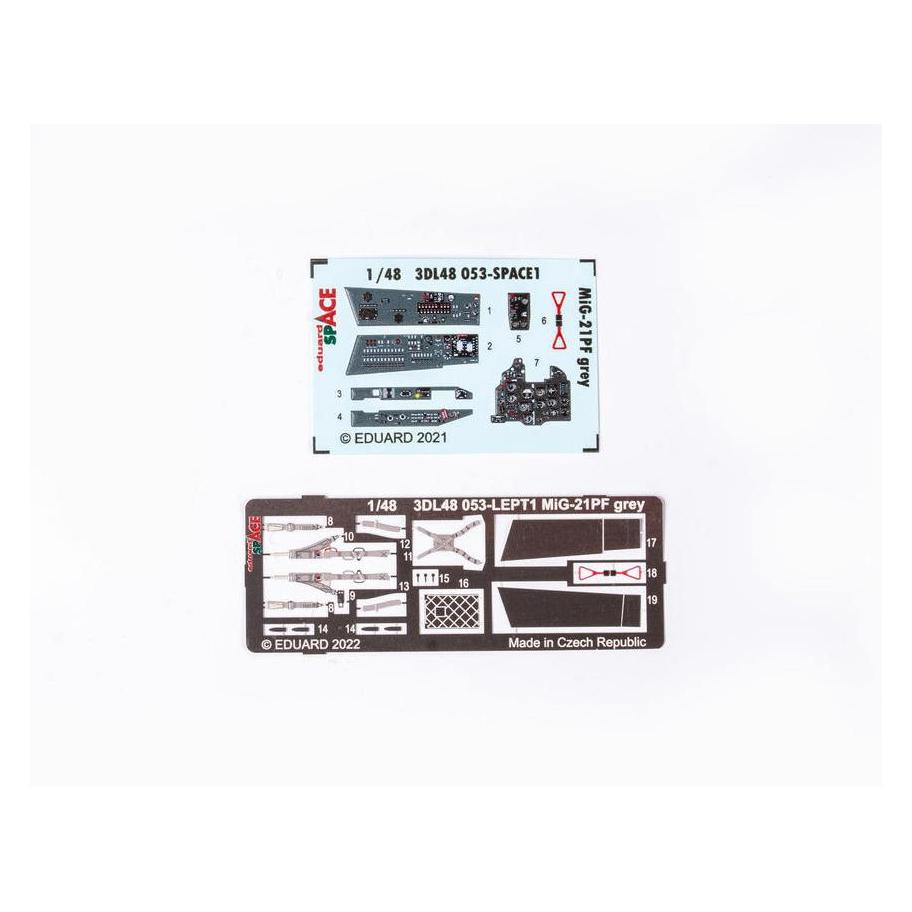 Eduard MiG-21PF grey SPACE for (3DL48053)