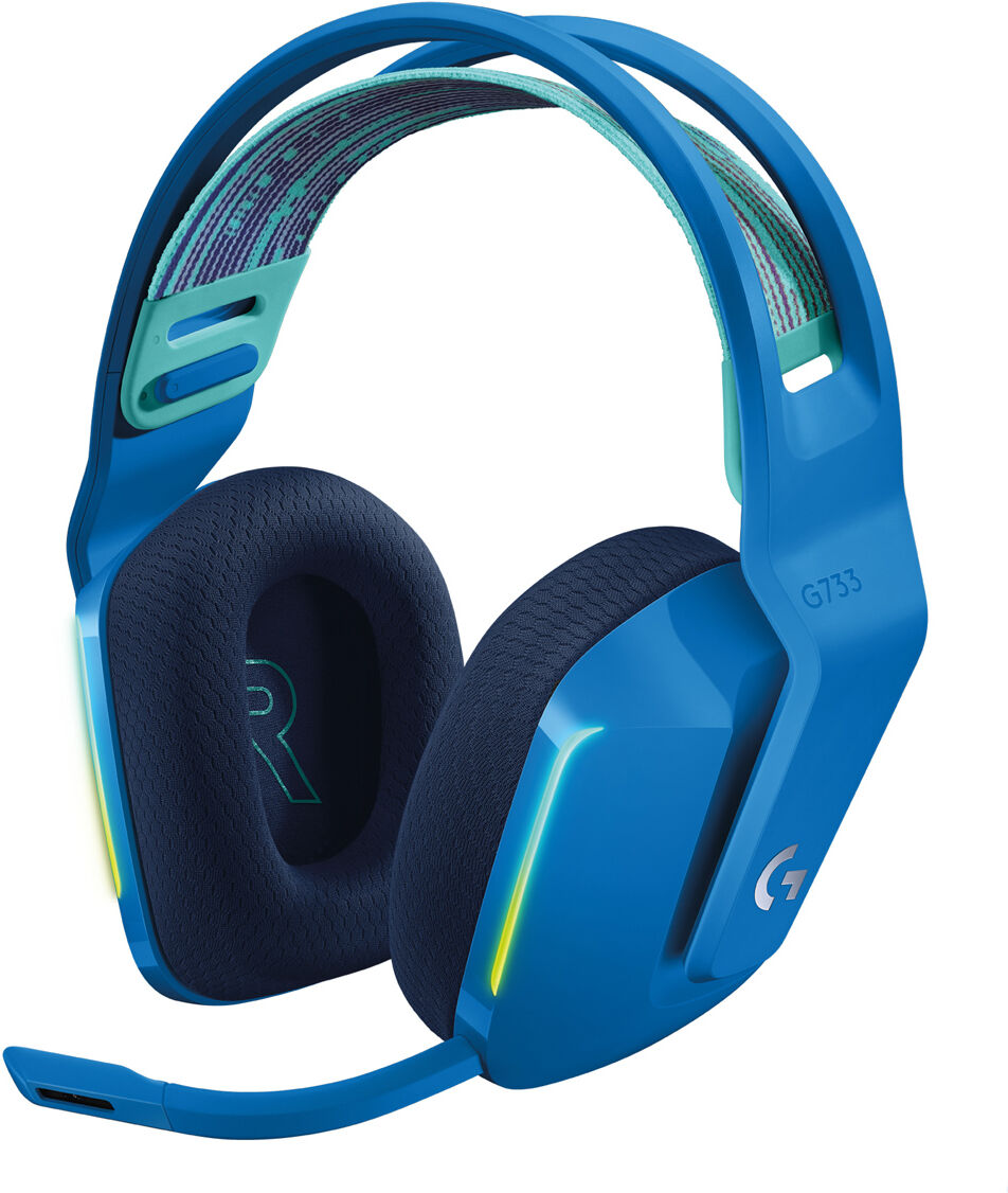 Logitech G733 Lightspeed Trådlöst Headset - Blå