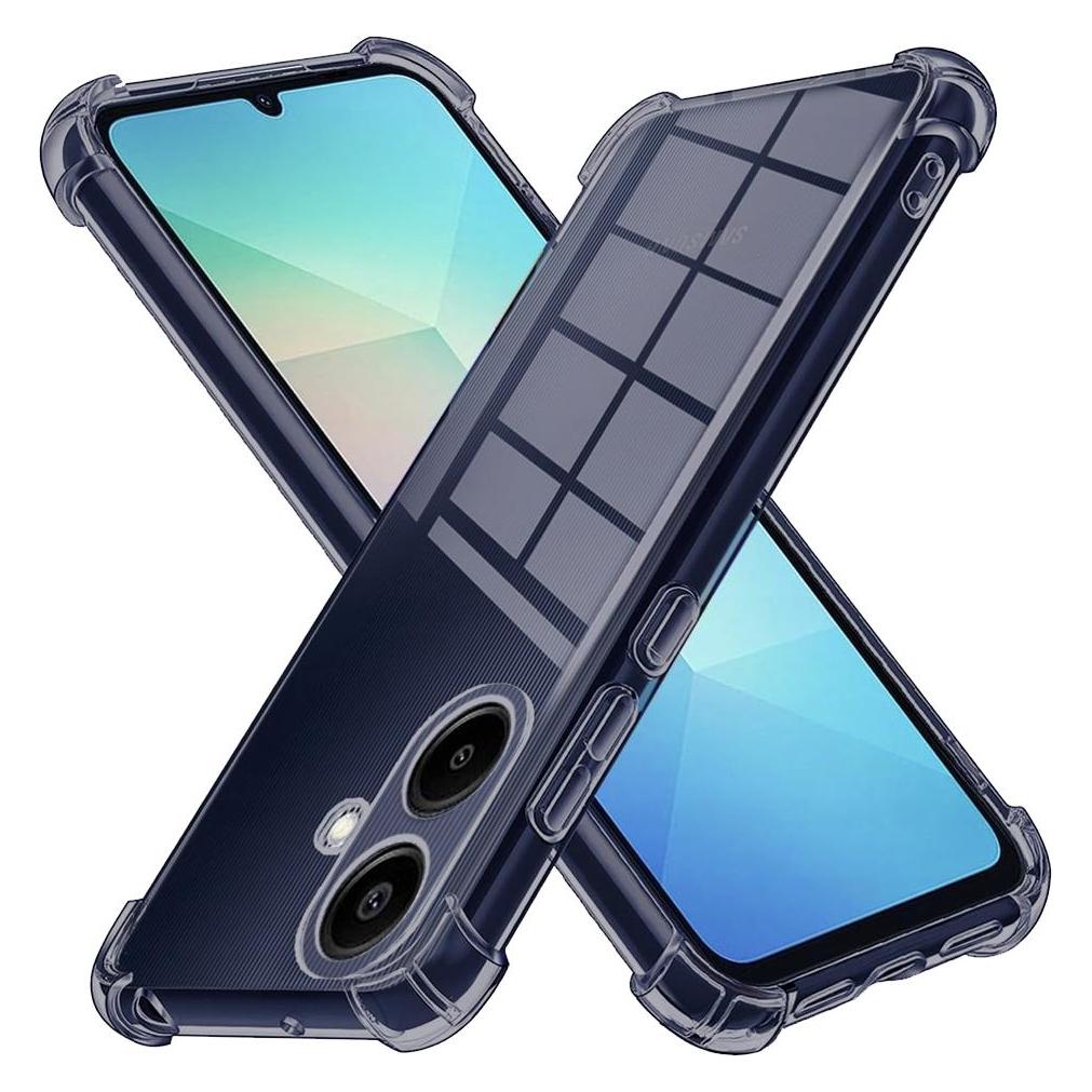 Techsuit - Shockproof Clear Silicone - Samsung Galaxy A06 - Smoke Black (Samsung Galaxy A06) (59433226)