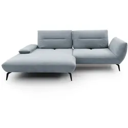 Ecksofa Payton Stoff Blaugrau