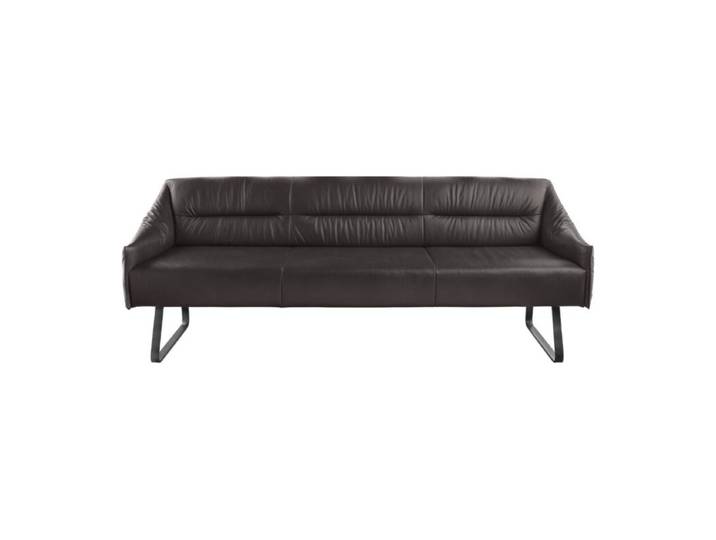 Musterring JustB! SP500 Sitzbank in Leder - Leder Z7755 zartbitter - 232 Modern, Zeitlos
