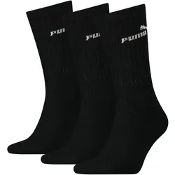 PUMA Unisex Sport Socken CLASSIC SPORT CREW 3er Pack - Black (200) - 35-38
