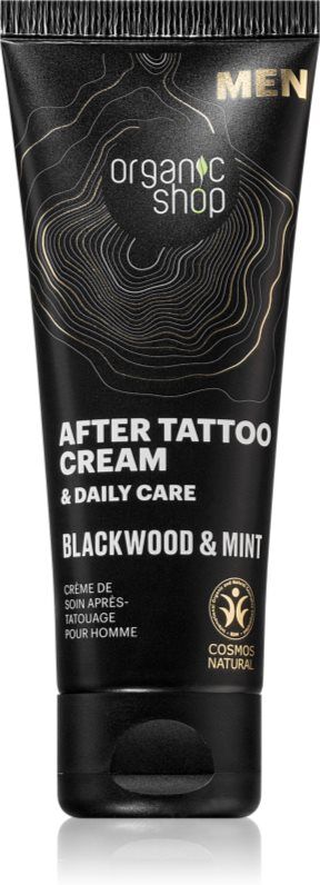 Organic Shop Men Blackwood & Mint crème traitante pour le tatouage 75 ml