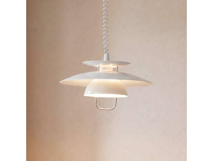 Nadija Suspension White - Lindby - Cuisine - Scandinave - Métal - À ampoule unique