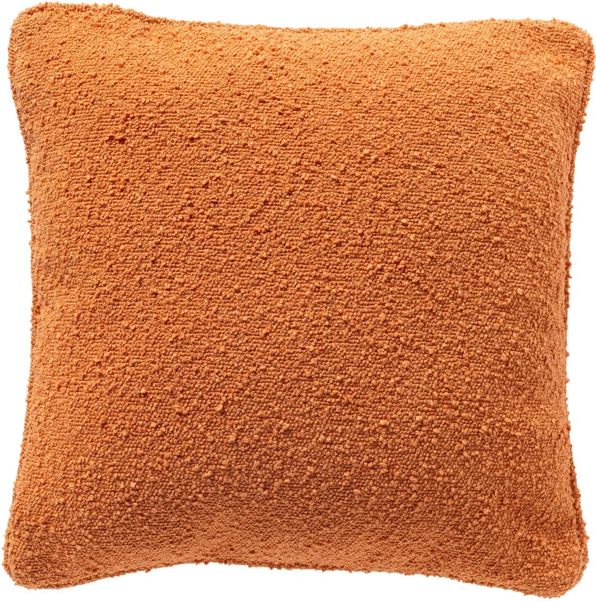Dutch Decor ONNO Kussenhoes Bouclé Brandied Melon Oranje 60x60 cm met Rits