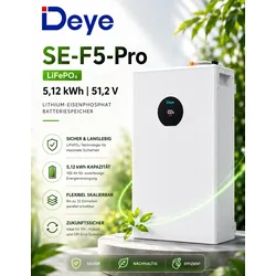 Deye  LV  Batteriespeicher  SE-F5  Pro  Niedervolt  5.12  KWh  LiFePO4