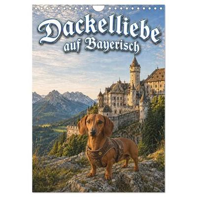 Dackelliebe auf Bayerisch (Wandkalender 2027 DIN A4 hoch), CALVENDO Monatskalender