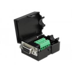 Delock 66265 VGA Adapter [1x D-SUB-Buchse 9pol. - 1x Buchse] Schwarz 0 mm
