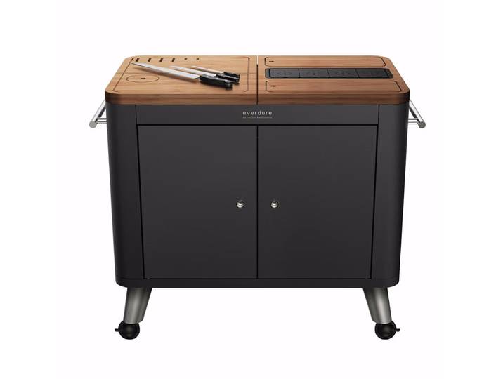 Everdure Mobile Outdoor Küche, für drinnen und draußen schwarz Mobile Outdoor-Küche S/C-Kelchs – Gasgrill