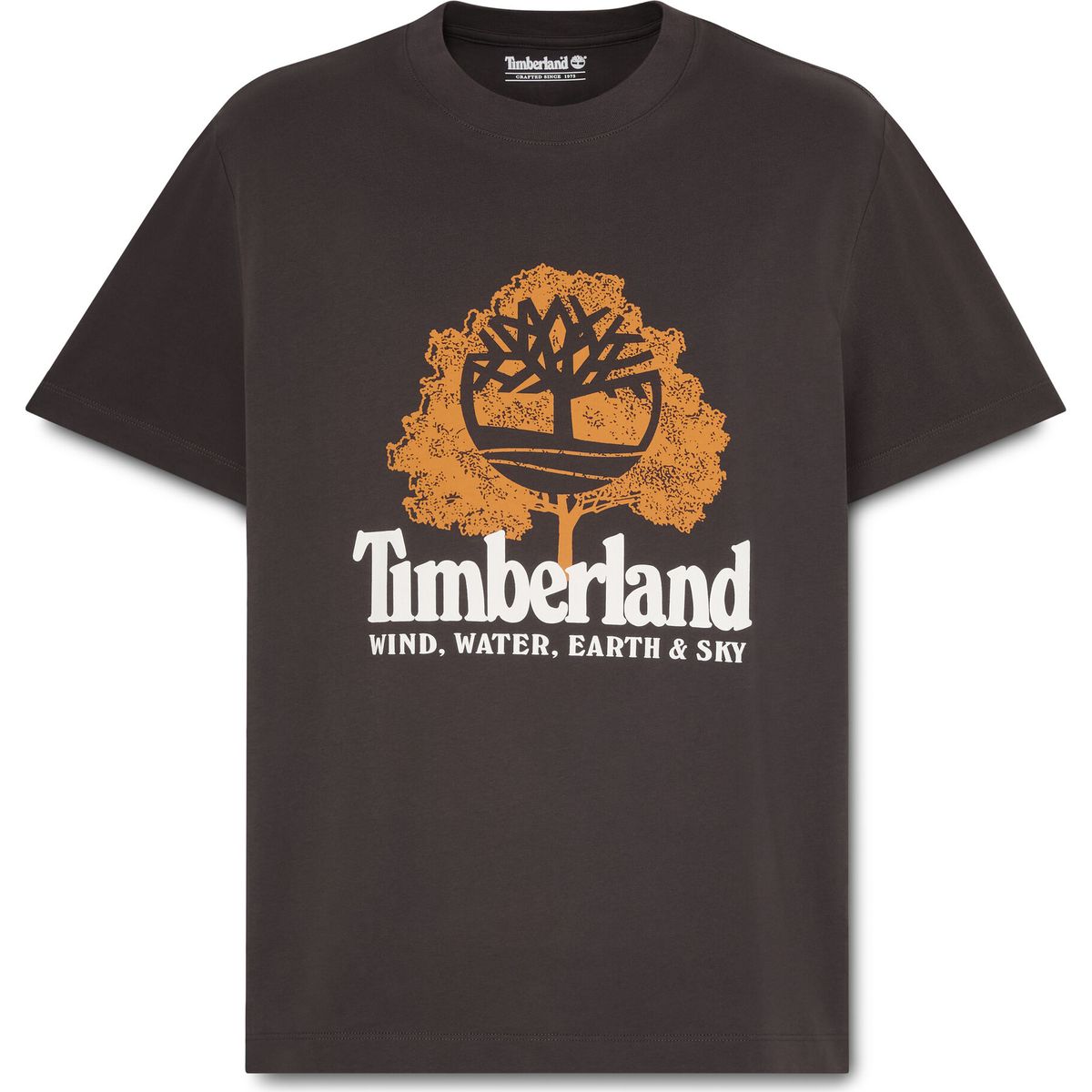 Timberland Mens Wwes Short Sleeve Front Graphic Tee vintage black M TBC0YHF0CN11-M
