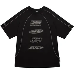 Skinarma T-shirt Delta L black (Kopfhörer Hülle), Kopfhörertasche + Schutzhülle, Schwarz