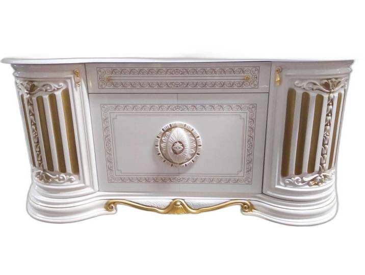 Xlmoebel Sideboard Rechteckiges Sideboard im Antik-Stil mit Stauraum in Holzoptik (Sideboard, 1 St., Sideboard), Hergestellt in Europa