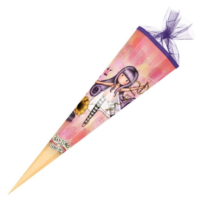 Nestler Schultüte Little Dancer 85cm mit Tüllverschluss (81.50 cm, 1x) (71363611)