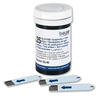 Beurer Gl40 Blutzuckerteststreifen 50 St Teststreifen
