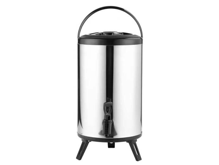 Distributeur de boissons en acier inoxydable 6L/8L avec robinet distributeur de boissons isolé café chaud baril isolé pour boissons chaudes
