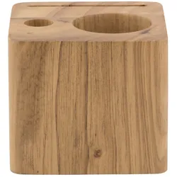 Securit® Rechnungsmappe "Block" - Holz mit Teak-Finish