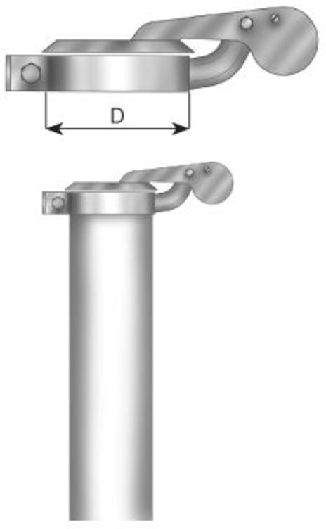 Regenklappe, Endrohr DINEX 98476