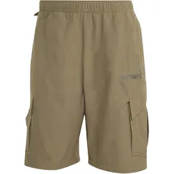 Herren Adidas AG Adidas Herren Outdoor Cargo Shorts - Schwarz/Weiß - L