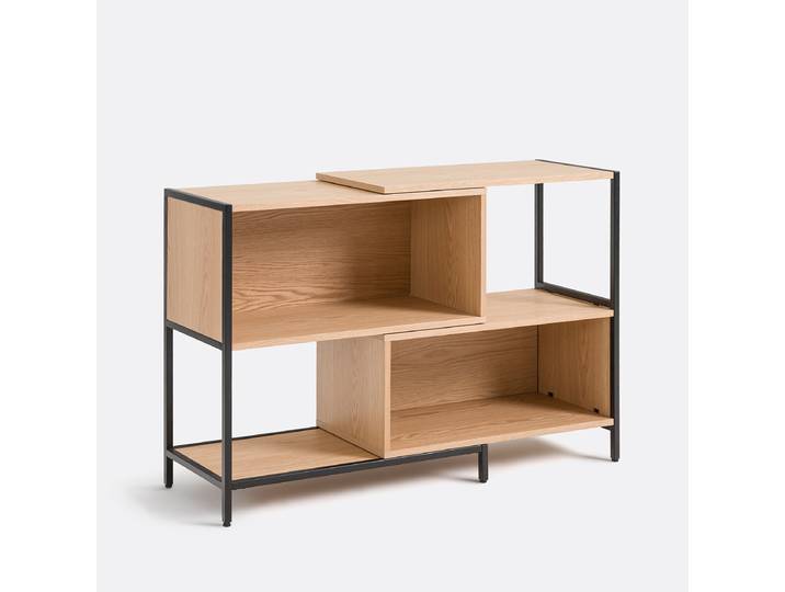 LA REDOUTE Console modulable et extensible plaqué chêne Volga Beige Coloris Chêne