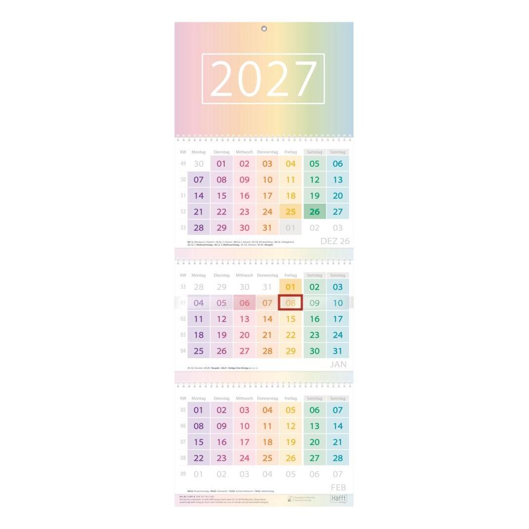 Häfft-Verlag GmbH 3-Monatskalender 2027 (11391-0)